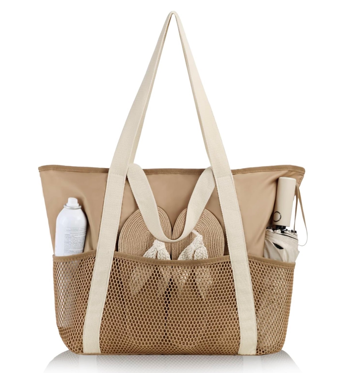 Packable beach bag