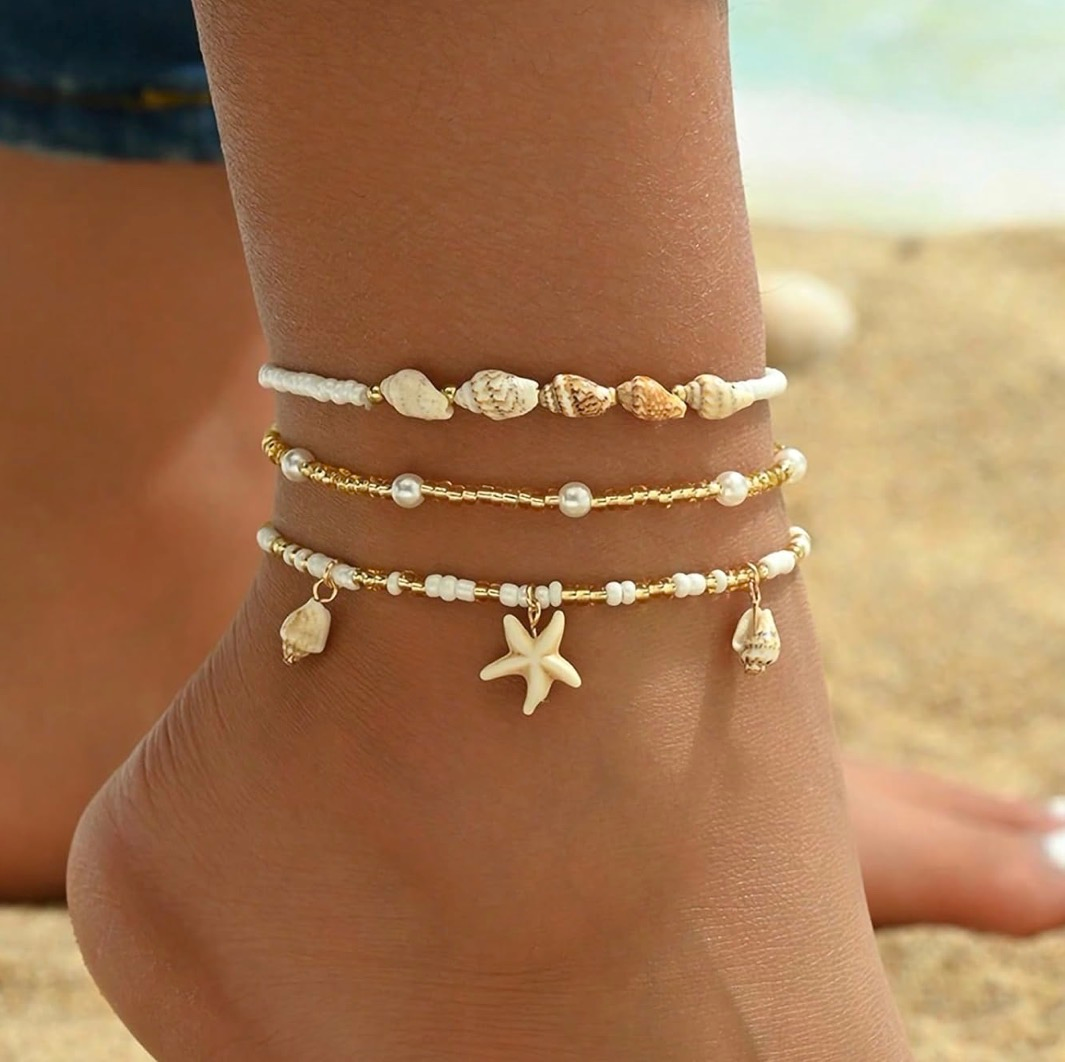Shell anklet set