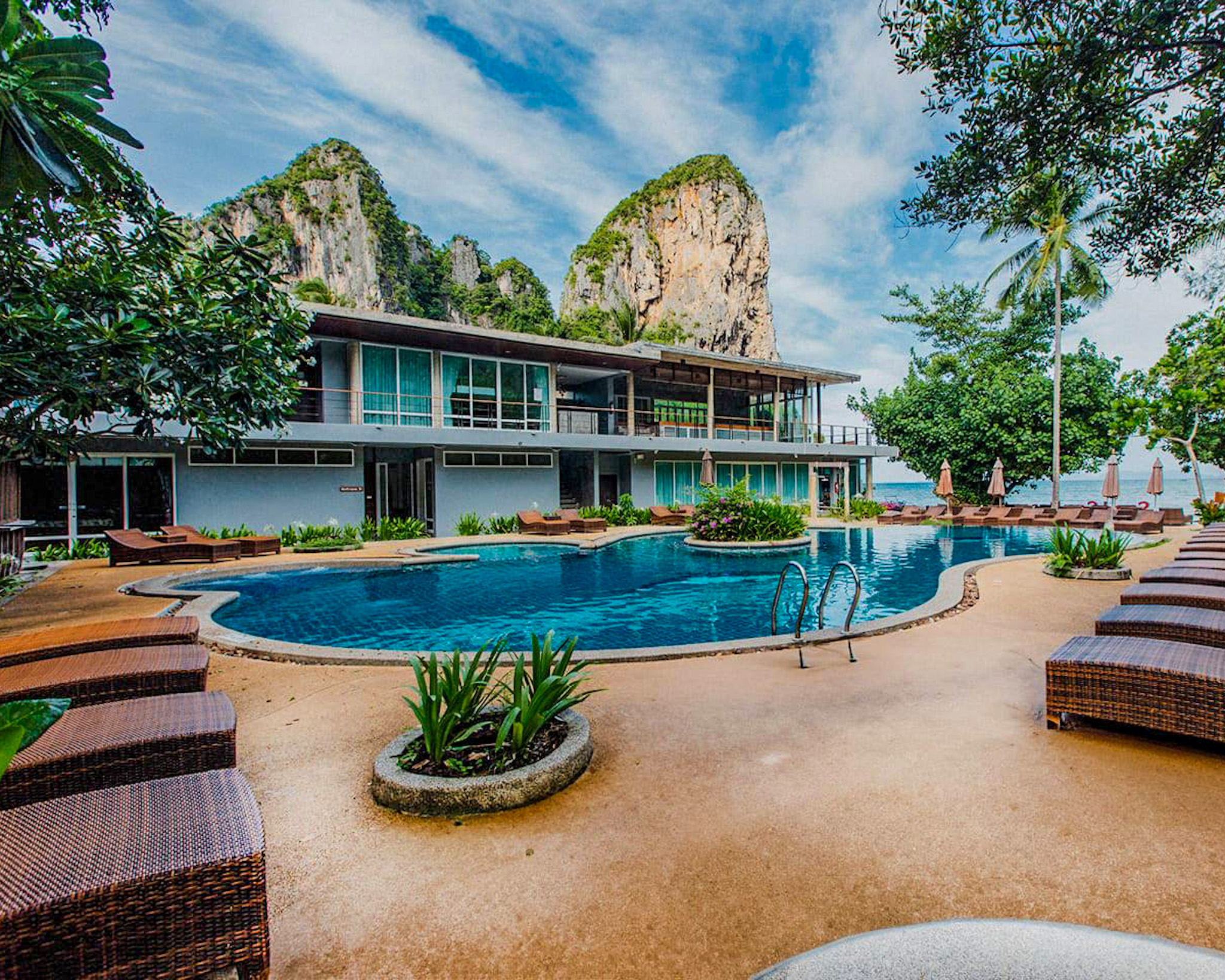 Sand Sea Resort on Railay Beach in Krabi